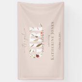 Es ist eine Mädchen-Blush-Baby-Dusche Banner (Vertikal)