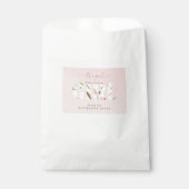 Es ist eine Mädchen-Blush-Baby-Dusche Geschenktütchen (Vorderseite)