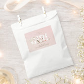 Es ist eine Mädchen-Foliage-Blush-Baby-Dusche Geschenktütchen (Ausgeschnitten)