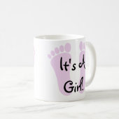 Es ist eine Mädchen-Kaffee-Tasse Kaffeetasse (VorderseiteRechts)