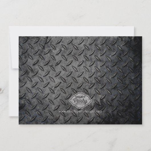  Es ist eine magere Zeit! - Einladung zur Geburtst (Rückseite)