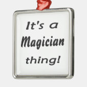 Es ist eine Magiersache! Silbernes Ornament (Links)