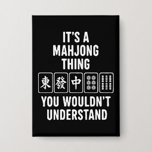 Es ist eine Mahjong-Sache, die du nicht verstehen  Button