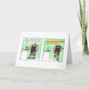 "Es ist eine männliche Furcht" Geburtstags-Karte Karte