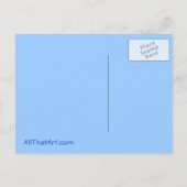 Es ist eine männliche Geschlechtsoffenbarung | Ein Ankündigungspostkarte (Rückseite)