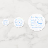 Es ist eine männliche Geschlechtsoffenbarung Konfetti (Rückseiten)