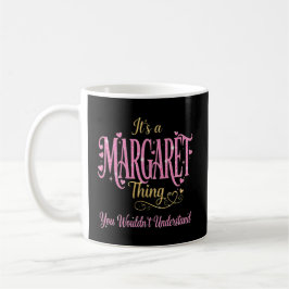 Es ist eine Margaret-Sache Rosa Gold Frauen Gesche Kaffeetasse