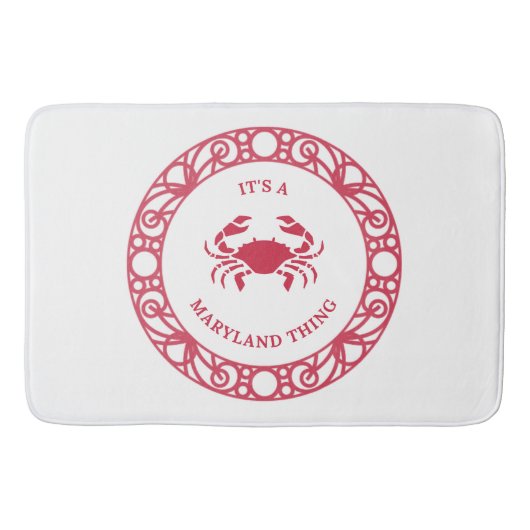 ES IST EINE MARYLAND-SACHE (CRABS) BADEMATTE (Vorderseite)