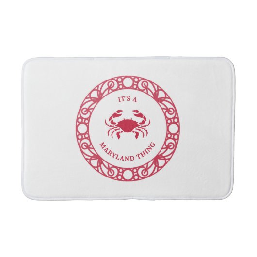 ES IST EINE MARYLAND-SACHE (CRABS) BADEMATTE (Vorderseite)