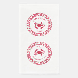 ES IST EINE MARYLAND-SACHE (CRABS) SERVIETTE