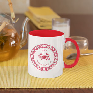 ES IST EINE MARYLAND-SACHE (CRABS) TASSE