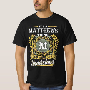 Es ist eine Matthews, die man nicht verstehen konn T-Shirt