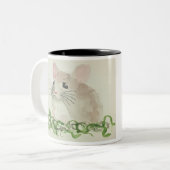 Es ist eine Maus! Mutter zweifarbige Tasse (Vorderseite Links)