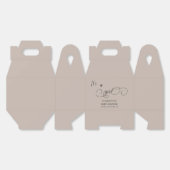 Es ist eine moderne Mädchen-Miniaturkalligrafie-Ba Geschenkschachtel (Ungeklappt)