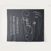 Es ist eine moderne Mädchen-Miniaturkalligrafie-Ba Wandteppich (Vorderseite (Horizontal))