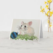 Es ist eine Mouse, Mama Weihnachtskarte Karte (Gelbe Blume)