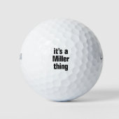Es ist eine Müller-Sache Golfball (Vorderseite)