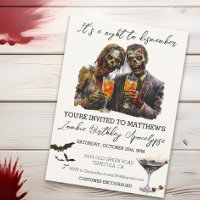 Es ist eine Nacht, um Halloween Zombie zu zerstück