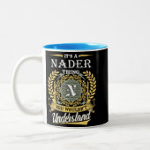 Es ist eine Nader-Sache, die du nicht verstehen kö Zweifarbige Tasse (Links)