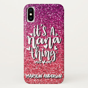 ES IST EINE NANA-DINGE-GLITZER-KUSTOM-TYPOGRAPHIE Case-Mate iPhone HÜLLE