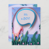 Es ist eine neue Ankündigung für Junge (Vorne/Hinten)