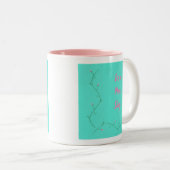 Es ist eine neue rosa Blume Buds Affirmation Zweifarbige Tasse (VorderseiteRechts)