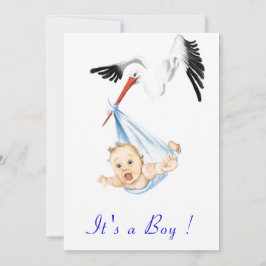 Es ist eine Niedliche Baby Stork Baby Shower Einla
