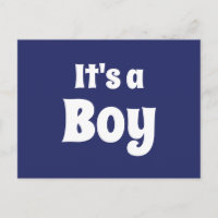 Es ist eine niedliche Babyankündigung der Boy-Mari