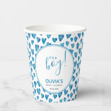 Es ist eine Niedliche Babydusche für Jungen