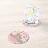 Es ist eine Niedliche Bärenkuppe für Mädchen Elega Untersetzer (Vor Ort)