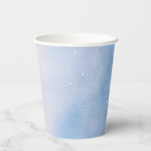 Es ist eine niedliche Girl-Pastellblende Bärenpink Pappbecher (Rückseite)