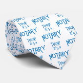 Es ist eine Notar-Ding-Krawatte Krawatte (Gerollt)