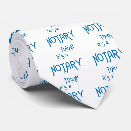 Es ist eine Notar-Sache Krawatte (Gerollt)