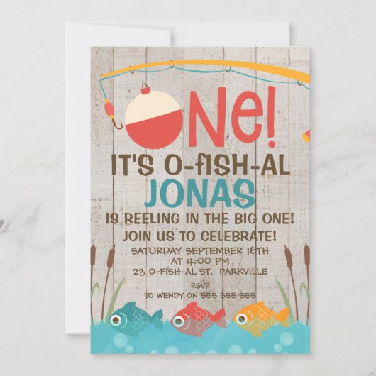 Es ist eine ofisale Einladung zum ersten Geburtsta (Vorderseite)