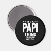Es ist eine Papi-Sache | Father Gift Magnet (Vorderseite/Rückseite)