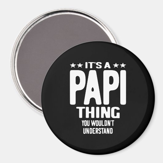 Es ist eine Papi-Sache | Father Gift Magnet (Vorderseite/Rückseite)