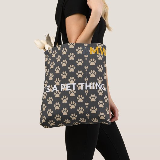 Es ist eine Pfoten-Sache Tasche (Von Nahem)