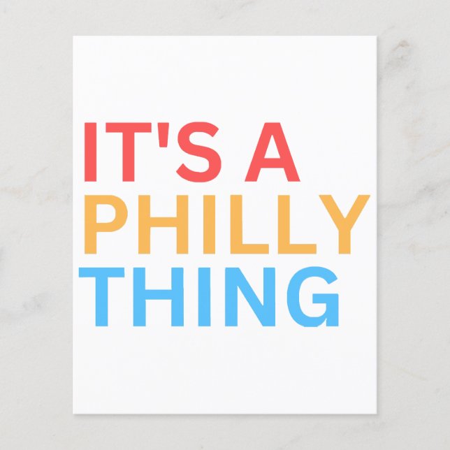 ES IST EINE PHILLY-SACHE (Vorderseite)