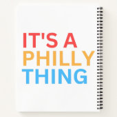 ES IST EINE PHILLY-SACHE NOTIZBLOCK (Rückseite)