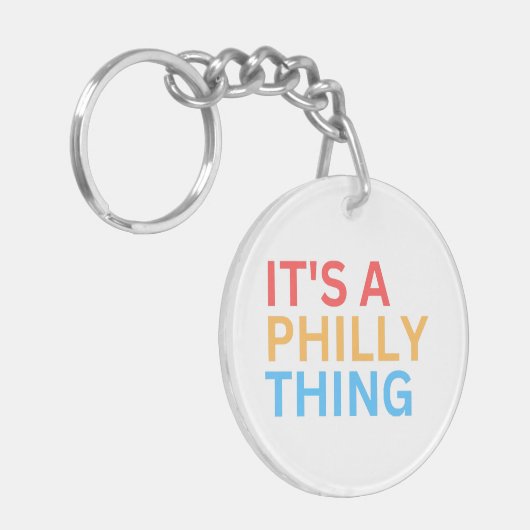 ES IST EINE PHILLY-SACHE SCHLÜSSELANHÄNGER (Vorderseite links)
