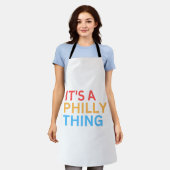 ES IST EINE PHILLY-SACHE SCHÜRZE (Getragen)