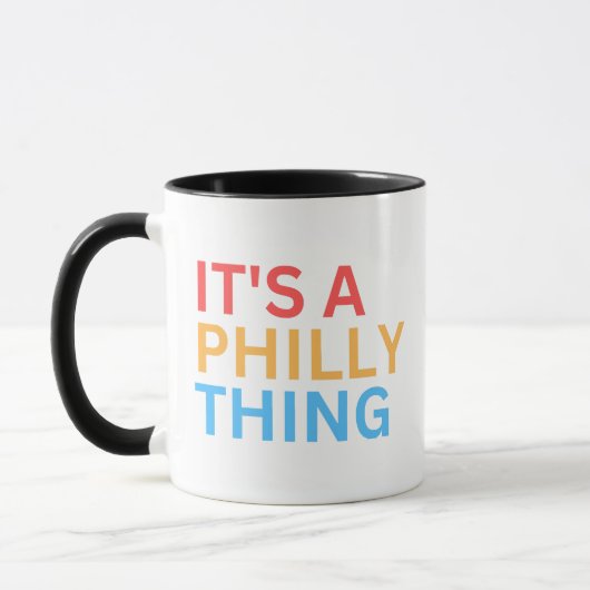 ES IST EINE PHILLY-SACHE TASSE (Links)