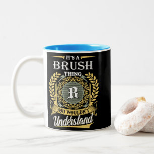 Es ist eine Pinselangelegenheit, die du nicht vers Zweifarbige Tasse