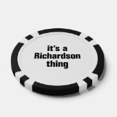 Es ist eine Richardson-Sache Pokerchips (Einzeln)