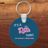 Es ist eine Rita Sache, die man nicht verstehen wü Schlüsselanhänger (Vorderseite)