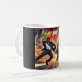 Es ist eine Rush Hour Kaffeetasse (Vorderseite Links)