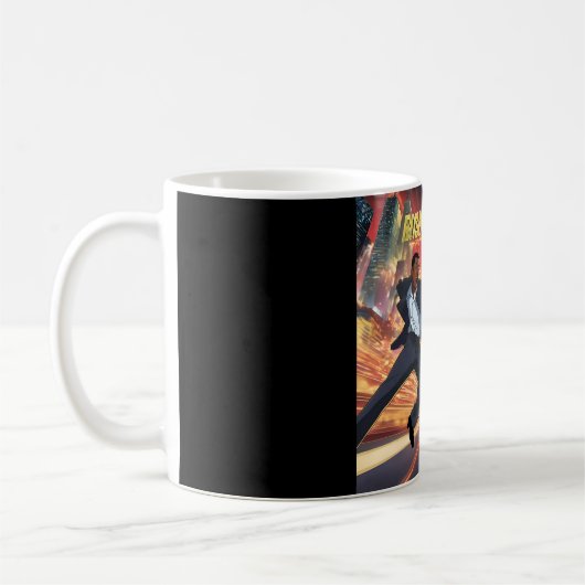 Es ist eine Rush Hour Kaffeetasse (Links)