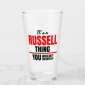 Es ist eine Russell-Sache, die man nicht verstehen Glas (Vorderseite)