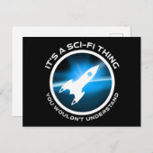 Es ist eine Sache der Wissenschaft - man würde es Postkarte (Vorne/Hinten)