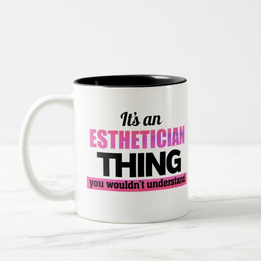 Es ist eine Sache, die man nicht verstehen würde Zweifarbige Tasse (Links)